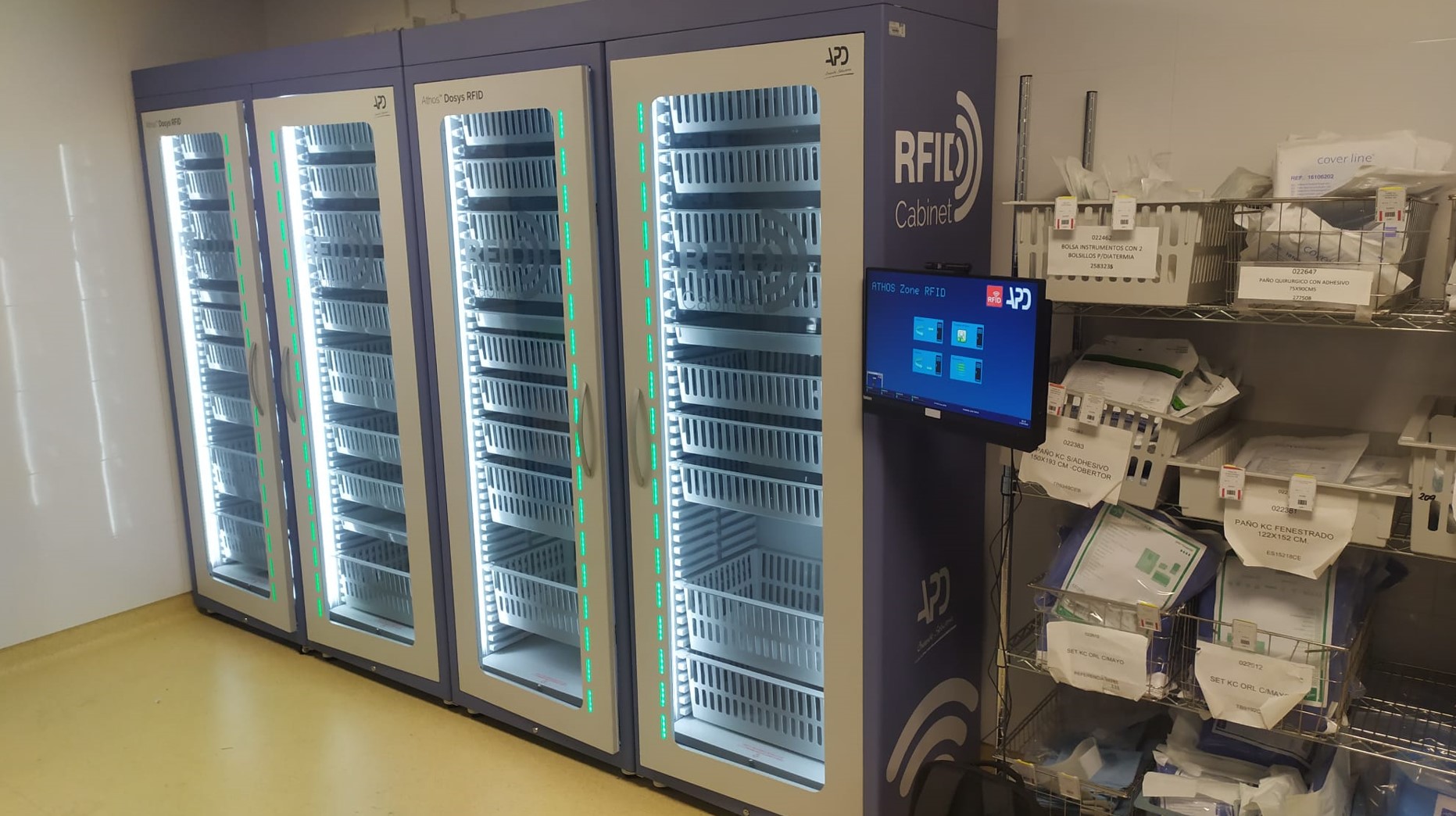 Szafy medyczne APD Athos Dosys RFID