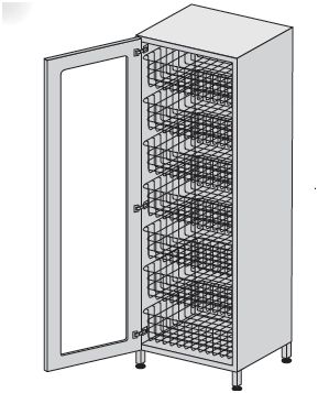 Szafy medyczne TRIBO K 618B