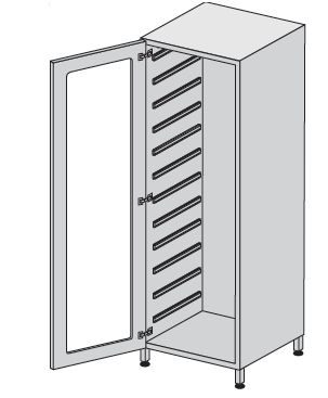 Szafy medyczne TRIBO SK 610A
