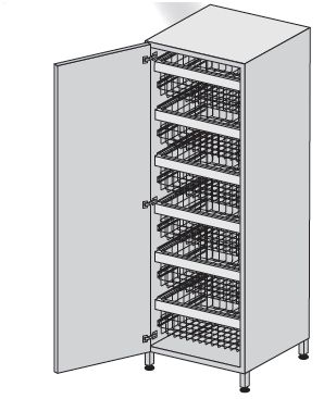 Szafy medyczne TRIBO SK 613A