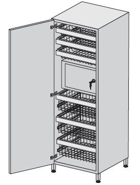 Szafy medyczne TRIBO SK 614A