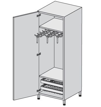 Szafy medyczne TRIBO SK 615A