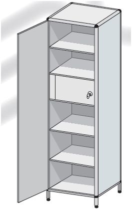 Szafy medyczne TRIBO typ 5105