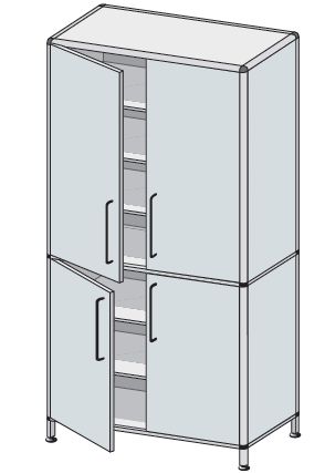 Szafy medyczne TRIBO typ 5401