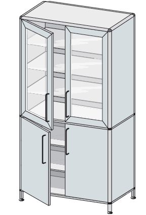 Szafy medyczne TRIBO typ 5402