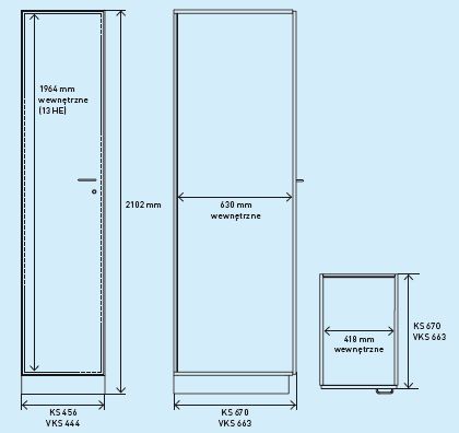 Szafy medyczne Zarges Szafa wysoka ISO 418