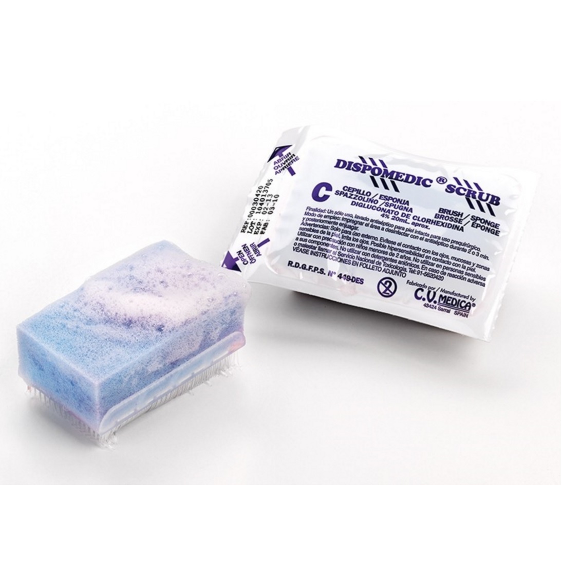 Szczotki do mycia rąk C.V. Medica Dispomedic Scrub z chlorheksydyną