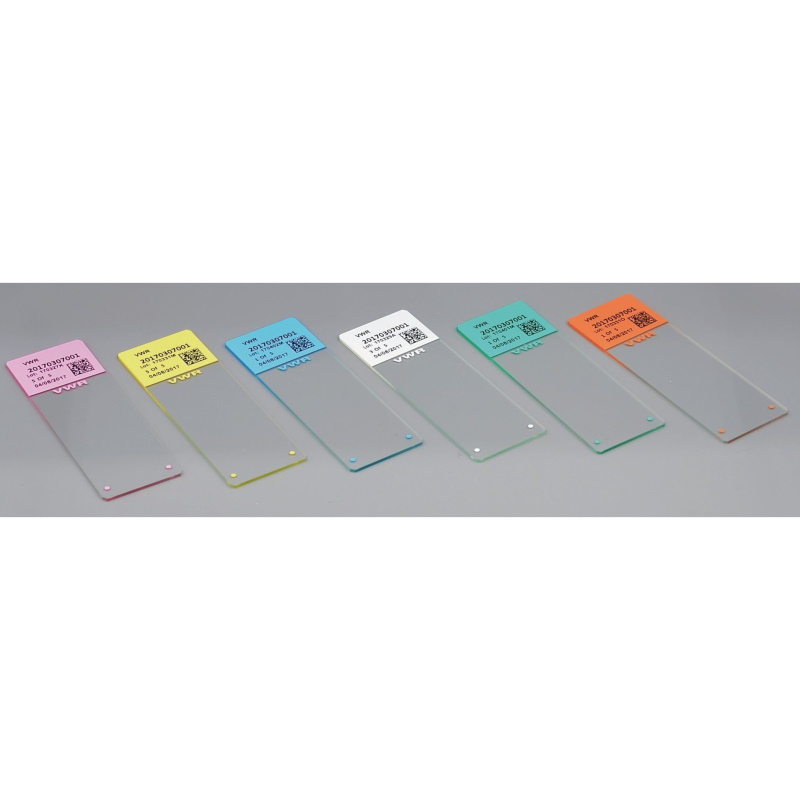 Szkiełka podstawowe VWR do druku atramentowego kolorowe