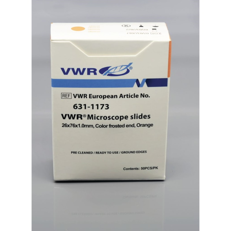 Szkiełka podstawowe VWR matowe kolorowe