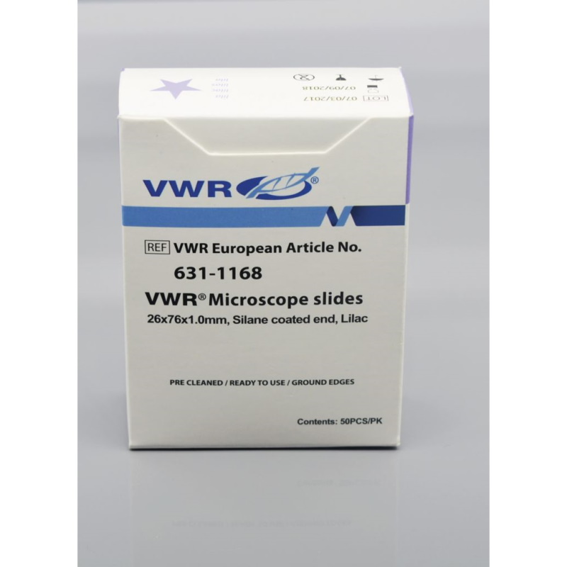 Szkiełka podstawowe VWR pokryte silikonem