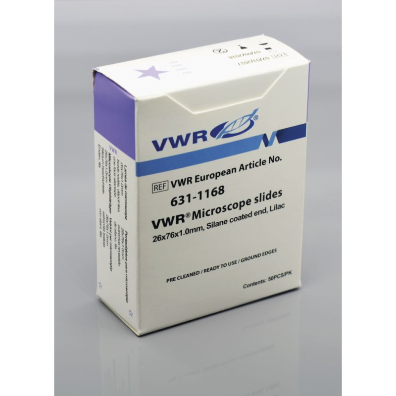 Szkiełka podstawowe VWR pokryte silikonem