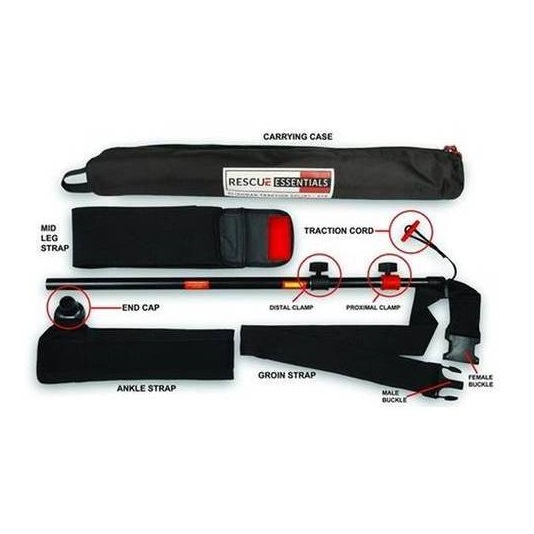 Szyny wyciągowe do unieruchomienia złamań Rescue Essentials STS – Slishman Traction Splint