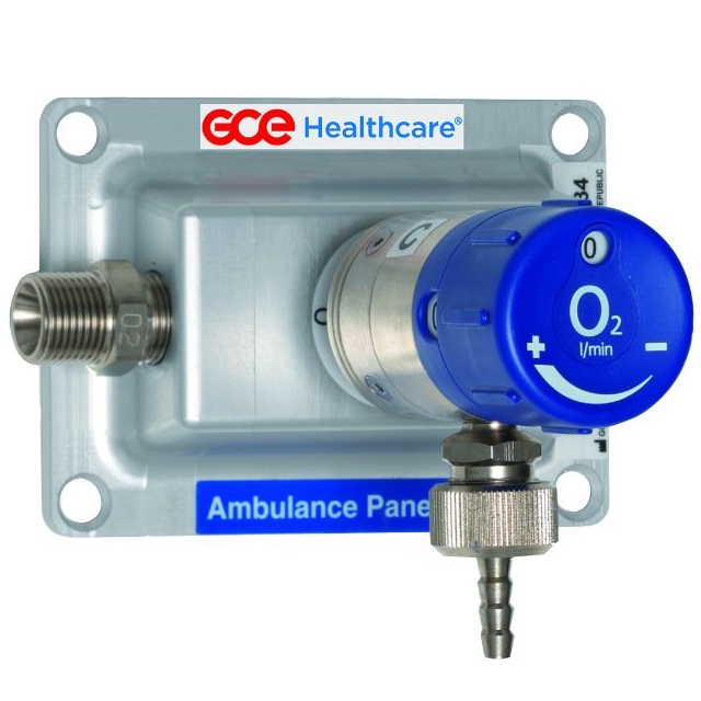 Tablice i punkty poboru gazów medycznych (kasetony) GCE Panele ambulansowe