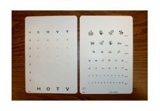 Tablice okulistyczne do badania ostrości wzroku Bernell BCNI