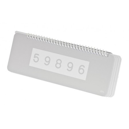 Tablice okulistyczne do badania ostrości wzroku Good-lite Cyfry LEA obniżony kontrast 52075A