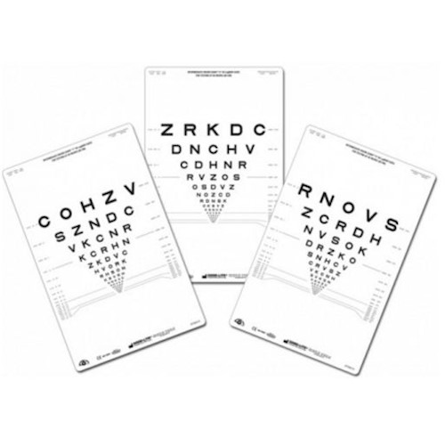 Tablice okulistyczne do badania ostrości wzroku Good-lite LIitery SLOAN 52187
