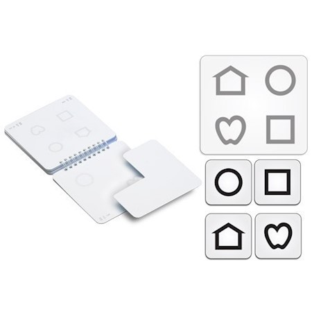 Tablice okulistyczne do badania ostrości wzroku Good-lite Symbole LEA Karty 52236