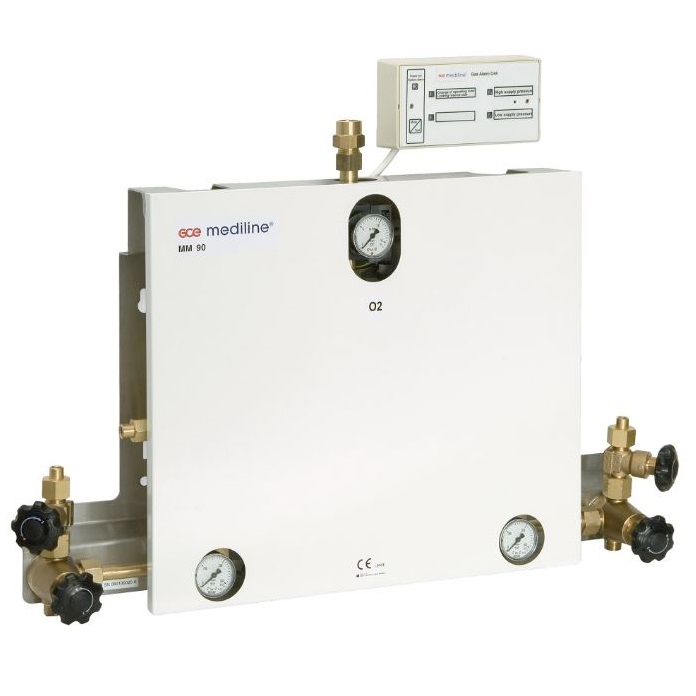 Tablice redukcyjne do gazów medycznych GCE MM90 - HP