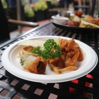 Talerze jednorazowe szpitalne POWER OF PLANTS talerze