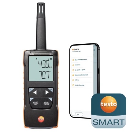 Termohigrometry elektroniczne Testo testo 625