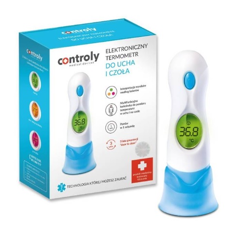 Termometry elektroniczne dla pacjenta Shenzhen Brav Electronic Technologies do ucha i czoła