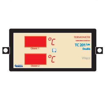 Termometry elektroniczne laboratoryjne Geneza TC-201 Lm Doublo