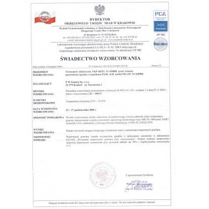 Termometry elektroniczne laboratoryjne Geneza TKP-202m Android