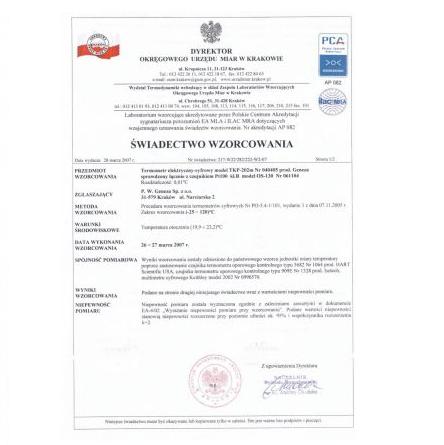 Termometry elektroniczne laboratoryjne Geneza TKP-302FL