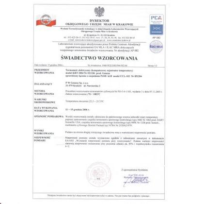 Termometry elektroniczne laboratoryjne Geneza TKP-402FL