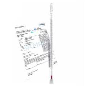 Termometry szklane laboratoryjne Ludwig Schneider Precyzyjne kalibrowane