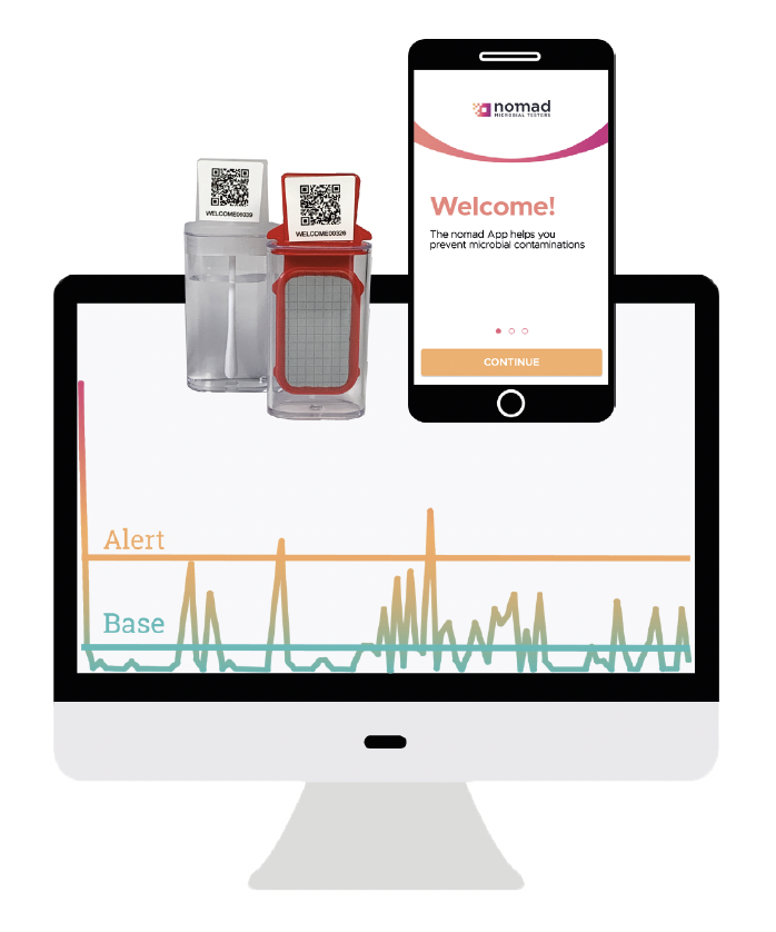 Testery mikroorganizmów w wodzie i płynach Pinqkerton Nomad IoT