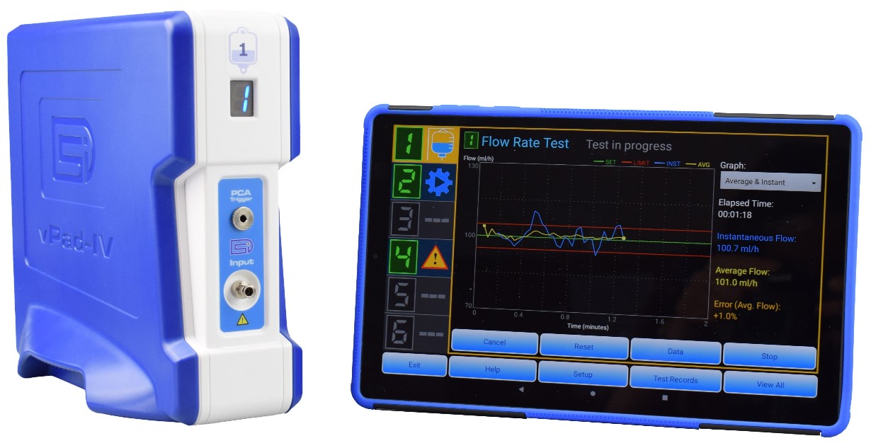 Testery urządzeń infuzyjnych DATREND Systems vPad-IV