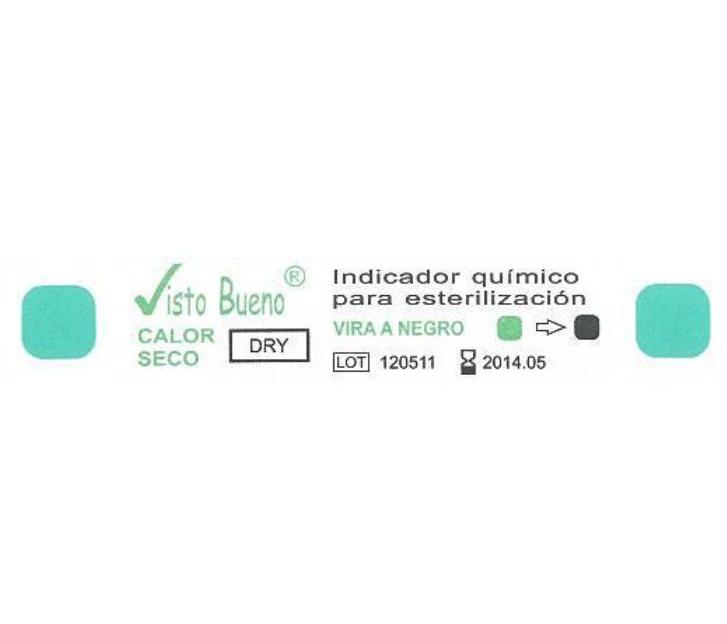 Testy chemiczne do sterylizacji suchym gorącym powietrzem QUIMICA DEL SANTO Visto Bueno Dry