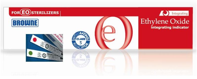 Testy chemiczne do sterylizacji tlenkiem etylenu BROWNE EOp