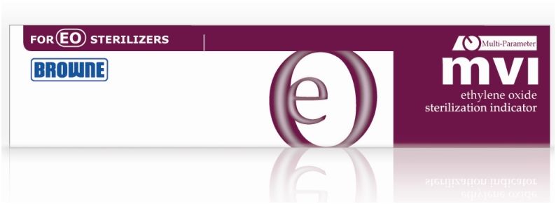 Testy chemiczne do sterylizacji tlenkiem etylenu BROWNE MVI-EO