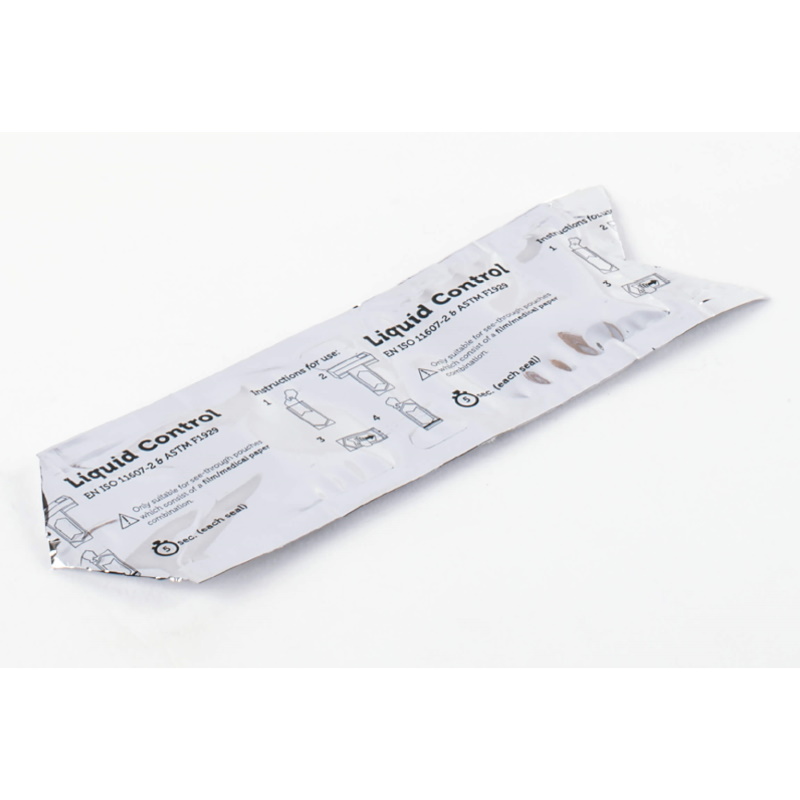 Testy do weryfikacji poprawności zgrzewu w zgrzewarkach steriCLIN Testy szczelności zgrzewów