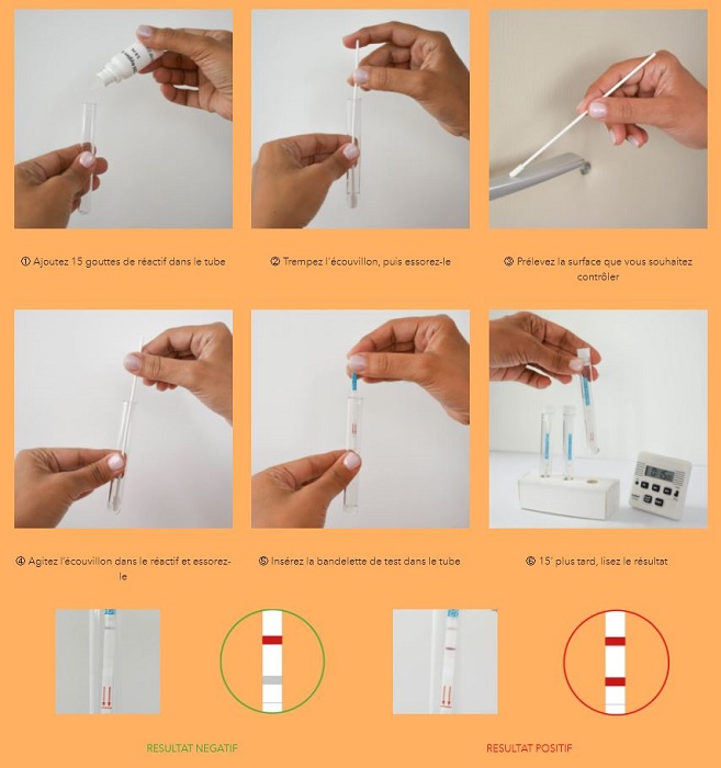 Testy do wykrywania koronawirusa SARS-CoV-2 na powierzchni BioMire COV-Hygien Xpress