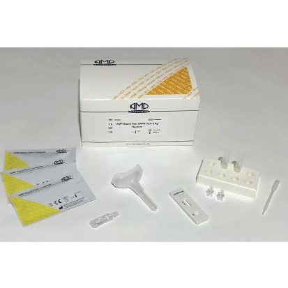 Testy do wykrywania obecności koronawirusa SARS-CoV-2 (COVID-19) Ameda AMP Rapid Test SARS-CoV-2 Ag Sputum