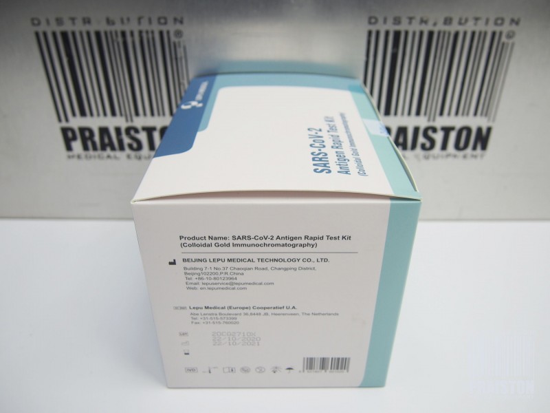 Testy do wykrywania obecności koronawirusa SARS-CoV-2 (COVID-19) LEPU MEDICAL Antygenowy SARS-CoV-2