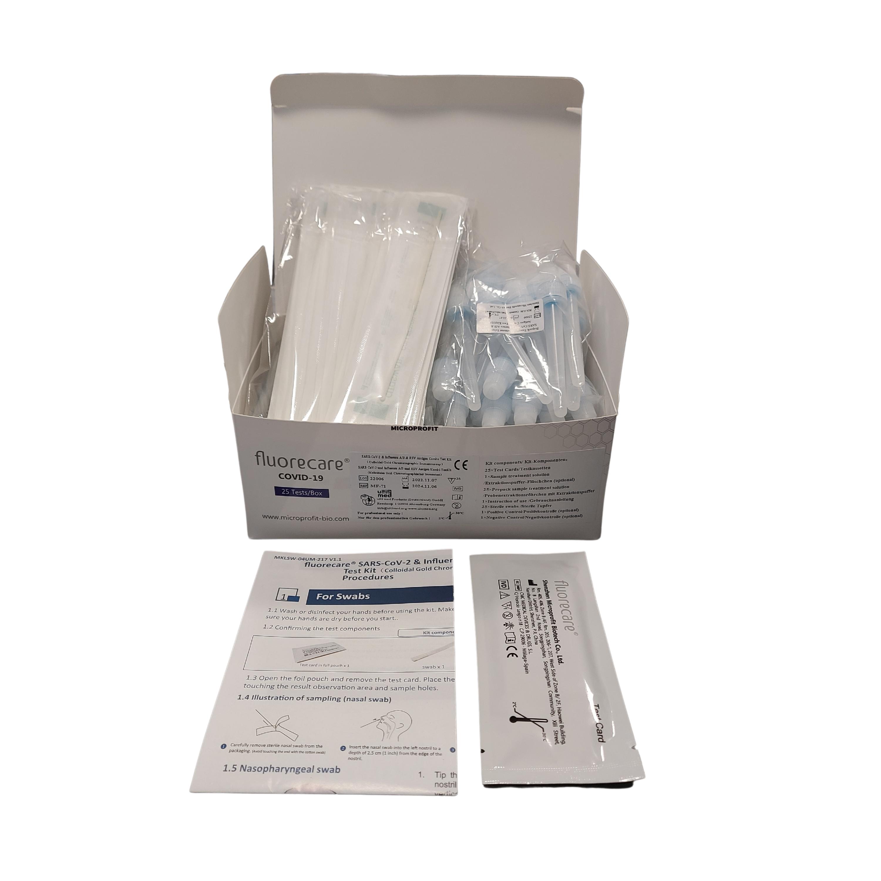 Testy do wykrywania obecności koronawirusa SARS-CoV-2 (COVID-19) Microprofit Biotech Fluorecare