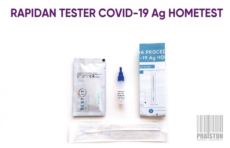 Testy do wykrywania obecności koronawirusa SARS-CoV-2 (COVID-19) Turklab Rapidan Tester Covid-19 Ag HEIMTEST