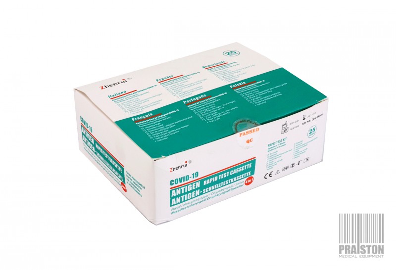 Testy do wykrywania obecności koronawirusa SARS-CoV-2 (COVID-19) ZHENRUI COVID-19 ANTIGEN RAPID TEST CASSETTE
