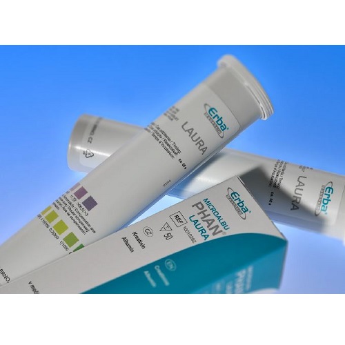 Testy paskowe do analizy moczu ERBA MicroalbuPHAN LAURA