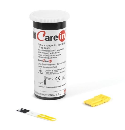 Testy paskowe do analizy trójglicerydów BSI multiCarein Triglicerides