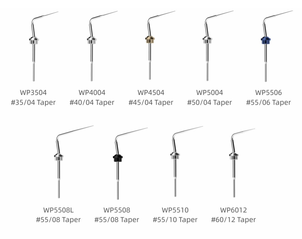 Tipy do obturacji gutaperki Woodpecker WP3504 / WP4004 / WP4504 / WP5004 / WP5506 / WP5508L