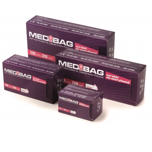 Torebki papierowo – foliowe samoklejące Medilab MEDIBAG