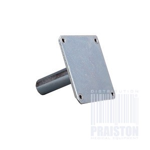 Uchwyty do lamp medycznych LID Płytka z metalową rurą na środku