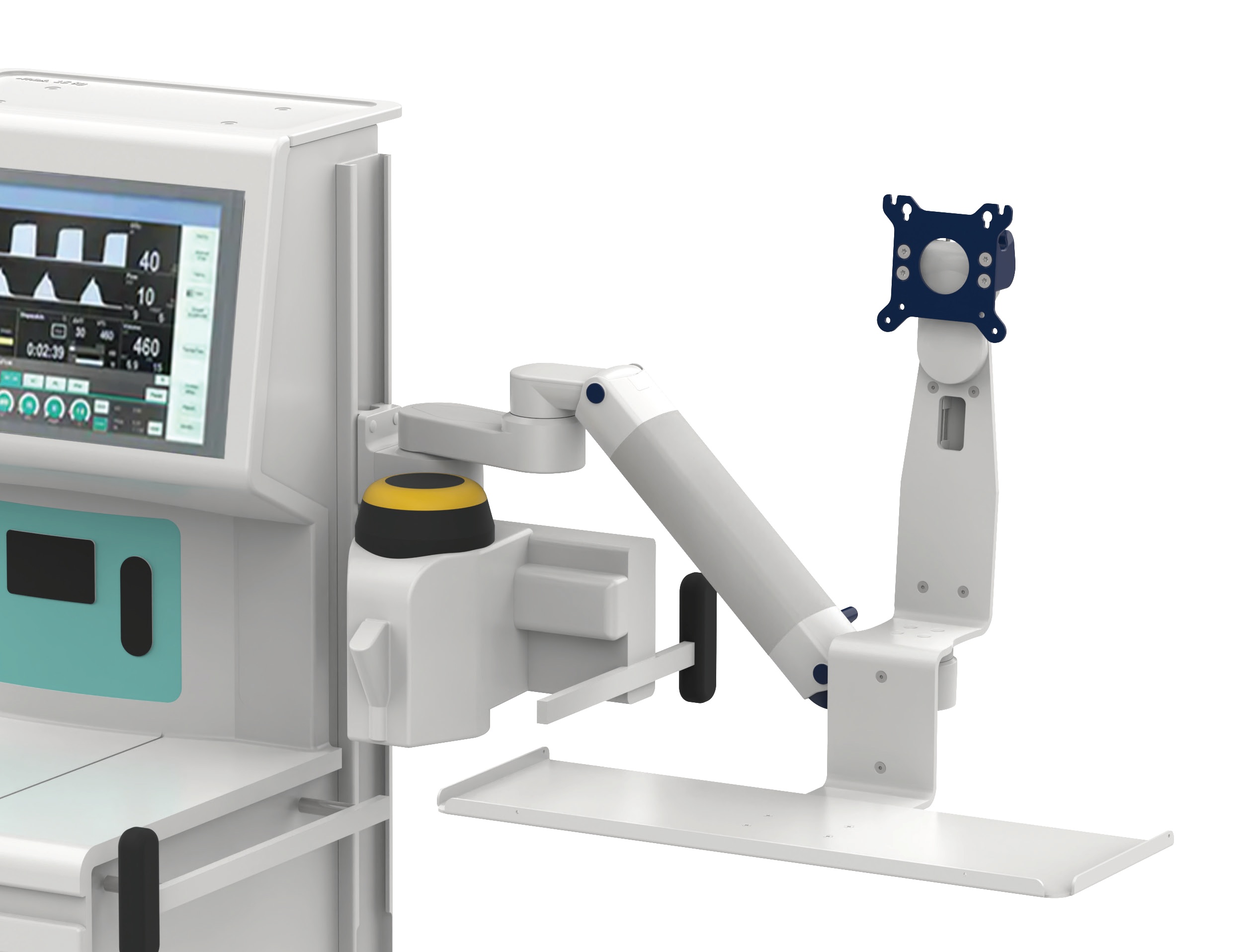 Uchwyty i statywy do kardiomonitorów oraz monitorów medycznych CIMmed CIM-med - Mocowania do aparatów do znieczulenia Drager Atlan