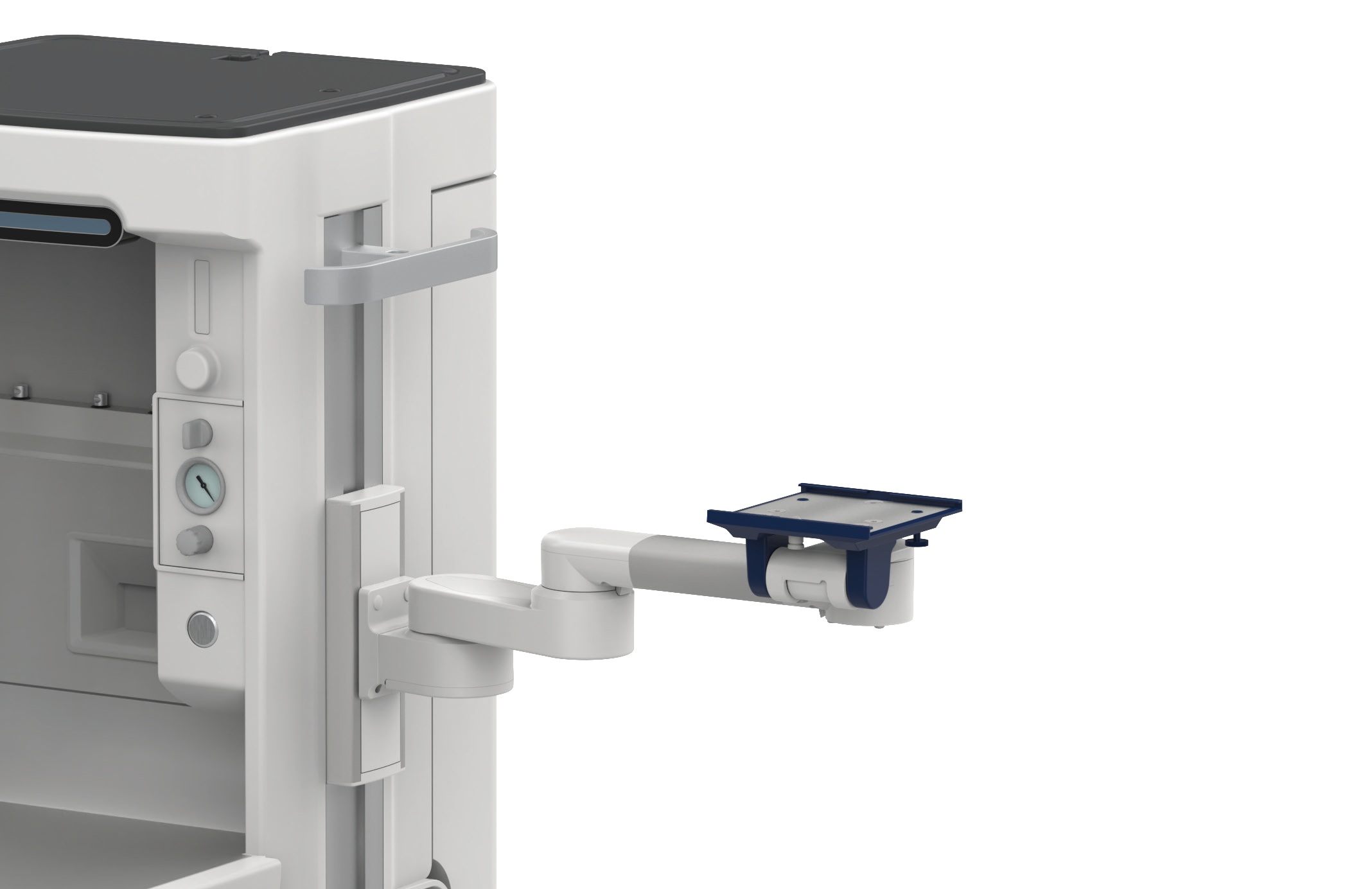 Uchwyty i statywy do kardiomonitorów oraz monitorów medycznych CIMmed CIM-med - Mocowania do aparatów do znieczulenia GE Carestati