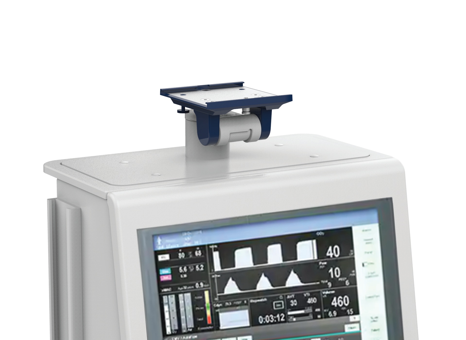 Uchwyty i statywy do kardiomonitorów oraz monitorów medycznych CIMmed CIM-med x12 - Mocowania do aparatów do znieczulenia Drager Atlan